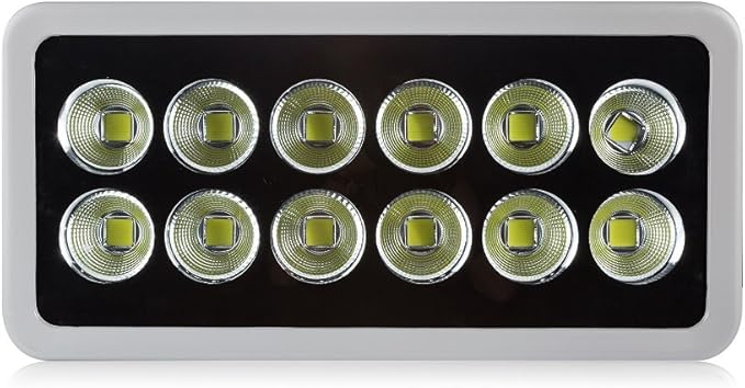 600W LED Flood Light Super Long Distance Bright Daylight White LED Security Flood LightsWaterproof IP66 for Parking Lot Garden Football Basketball Court