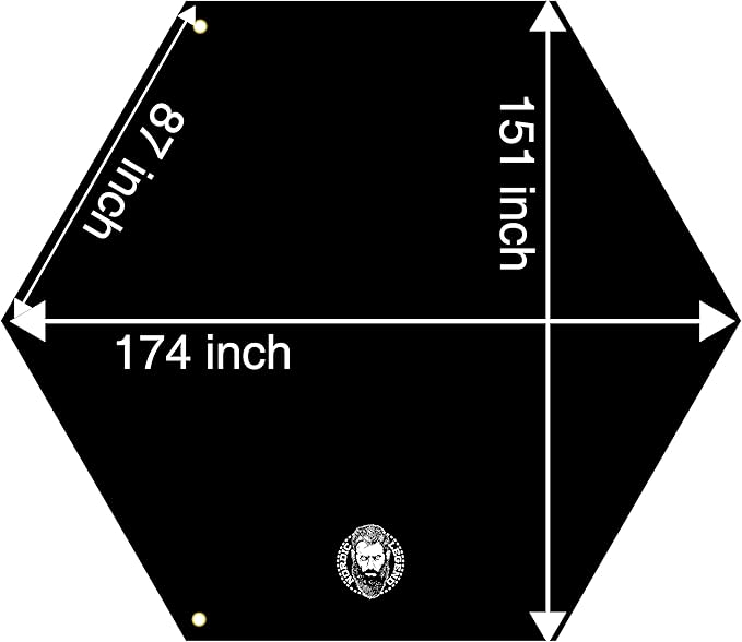 Nordic Legend Quick-Set Floor Removable Shelter Footprint Mat Tarp (Insulated)