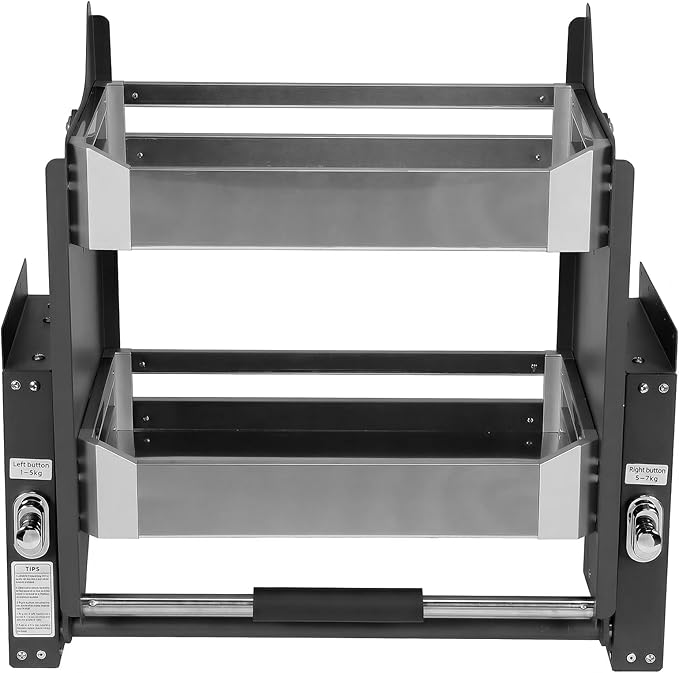 2 Tier Heavy Duty Pull Down Shelf 22.2-22.4 Inch Width 11 Inch Depth 22 Inch Height Shelf Organizer for Kitchen Pots Pans &amp Pantry Storage
