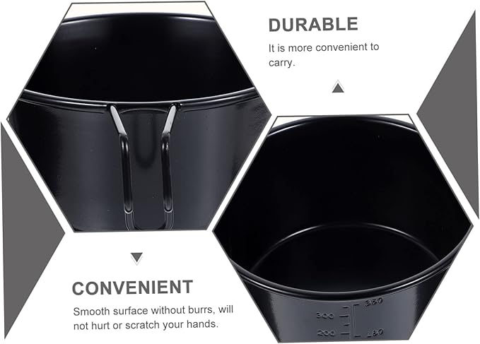 UPKOCH 3pcs Stainless Steel Salad Bowl Handle Lightweight Camping Dish for Outdoor Activities Portable Hiking Picnics and Bbqs