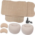 1Set Inflatable Car Mattress for Travel Flocking Air Bed for Back Seat Easy Installation Comfortable Sleeping Pad with Ergonomic Neck Pillow for Suvs and Trucks