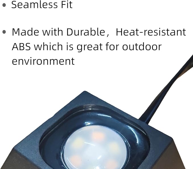 Light Clips Mounts Bracket Compatible with Govee Outdoor Lights ProH70660 PacksBlack
