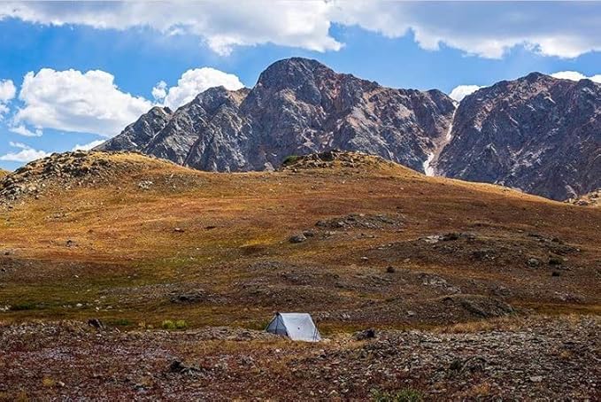 Six Moon Designs Lunar Duo Outfitter 2 Person Ultralight Backpacking Tent. 57 oz Gray. This Hiking or Backpacking Tent Provides Unsurpassed Space Comfort and Durability at The Perfect Price.