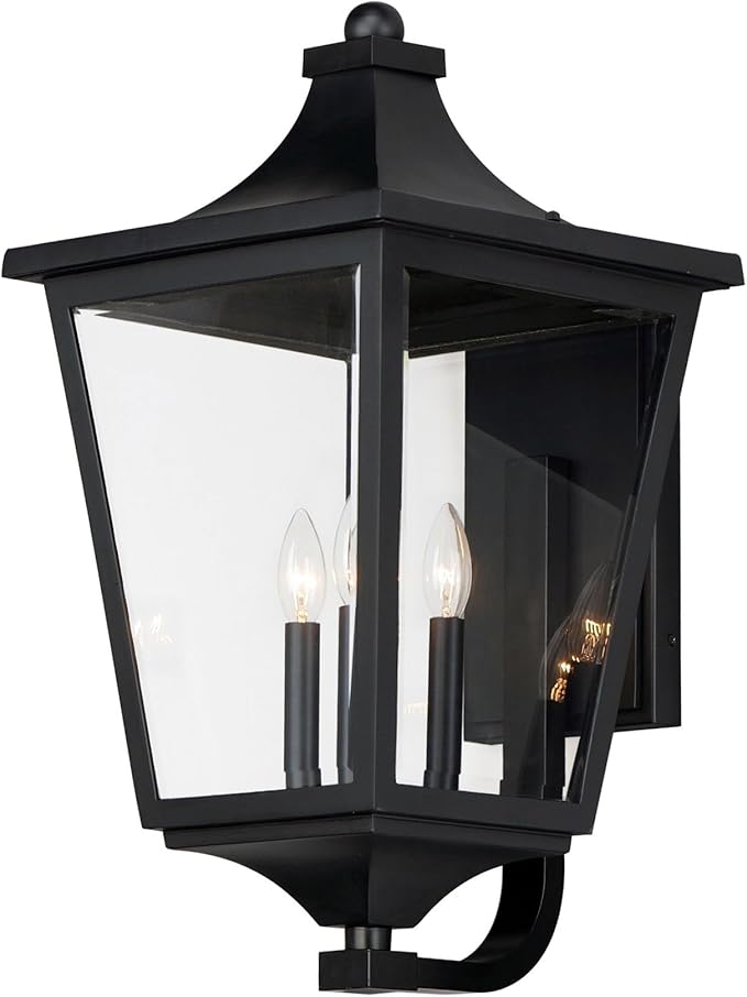 Maxim Sutton Place VX - 3 Light Outdoor Wall Mount-24.75 Inches Tall and 13 Inches Wide