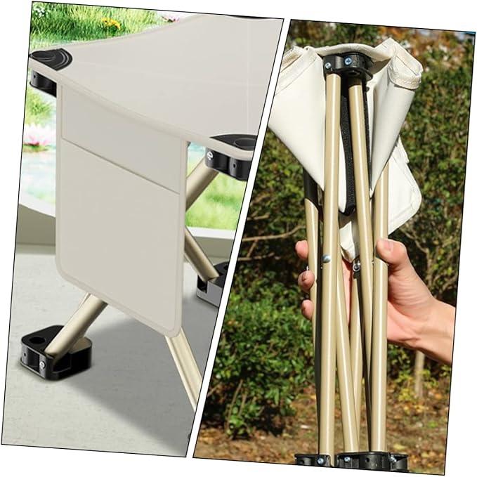 TOYANDONA Portable Folding Stool for Camping and Outdoor Use Lightweight Compact and Easy to Carry for Fishing Hiking Travel and Picnics Versatile Space-Saving Design Weight Capacity