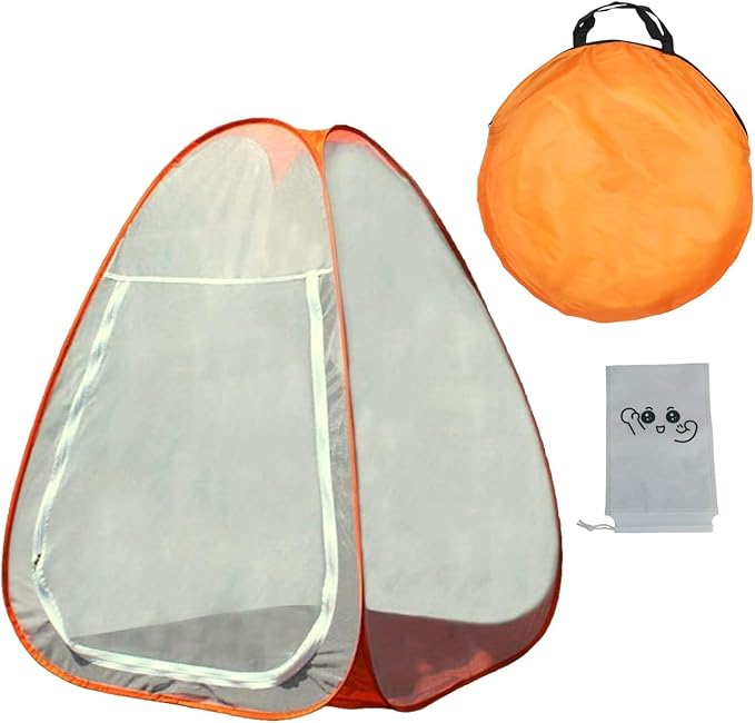 Buddhist Meditation Tent Single Net Tent Temples Sit-in Free-Standing Shelter Cabana Quick Folding Outdoor Camping Tent