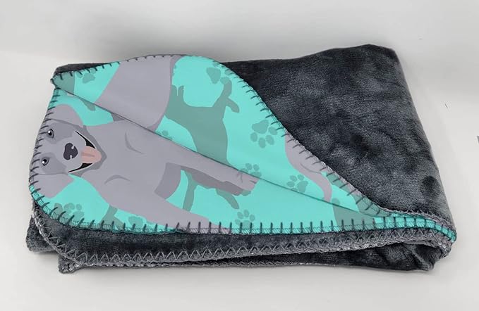 Caroline's Treasures MLM1054TBLT Silver Labrador Retriever Soft Travel Blanket with Bag Airplane Blanket Indoor Outdoor Camping Blanket for Traveling Picnics Beach Trips Concerts
