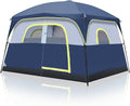 Outvita 6 Person Camping Tent with Carry Bag Waterproof Windproof Easy Setup Portable Family Camping Tent with 1 Mesh Door &amp 5 Large Mesh Windows 10'X9'X83in