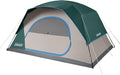 Coleman Skydome Tent with 5 Minute Setup 2/4/6/8-Person Weatherproof Tent with Rainfly &amp Carry Bag 20% More Headroom Than Traditional Canopies