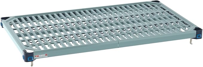 MetroMax Q MQ2136G Plastic Industrial Shelf with Grid Mat 21 x 36