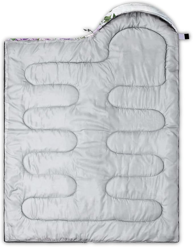 HOSIMA Dear Hunting Pattern Cold Weather Sleeping Bags for Kids AdultsBlack Light Weight Waterproof Sleeping Bags for Outdoors Hiking.