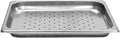 TrueCraftware-Half Size 1-1/4 Deep Perforated Stainless Steel Anti-Jamming Steam Pan 24 Gauge-Chafing Heavy-Duty Chafing Steam Table Pan Catering Storage Metal Food Pan