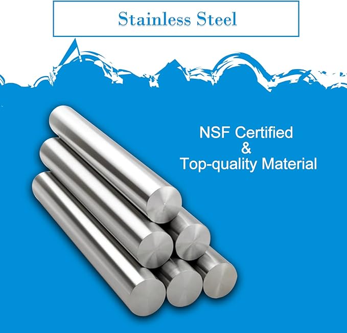 12''x48'' - 2packs Wall Mounted Stainless Steel Shelf NSF Commercial Metal Wall Mount Floating Shelving for Kitchen Restaurant Food TruckGarageWashroomsHome&ampHotel