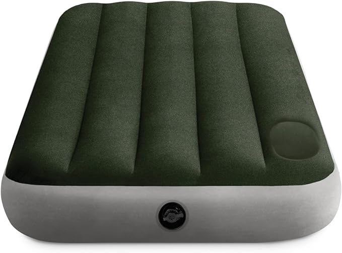 Intex 64760 Downey Air Bed with Foot Pump 29.9 x 75.8 x 9.8 inches (76 x 191 x 25 cm) Double