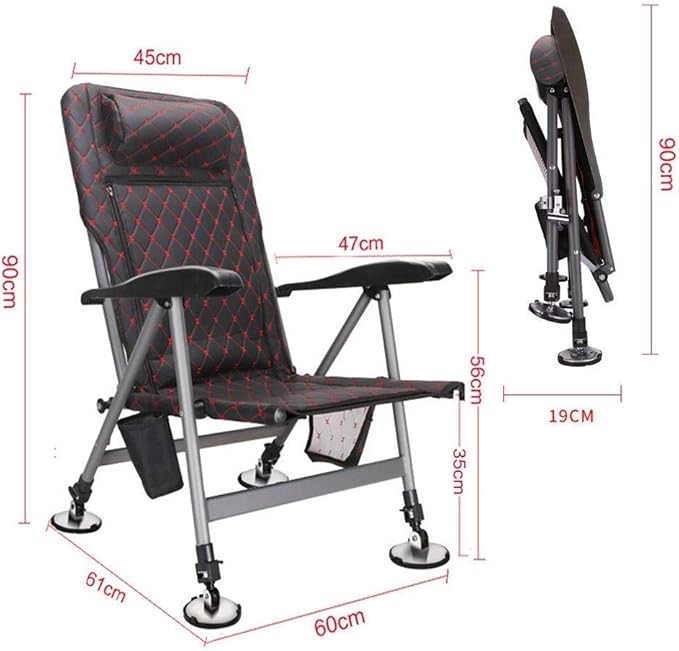 Folding Chair ReclinerAdjustable Reclining Sun Loungers Chairs Heavy Duty Sun Lounger Recliner Chairs Office Lunch Break Chair for Outdoor Patio Camping Beach Deck Beautiful Scenery