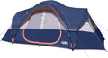UNP Camping Tent 10-Person-Family Tents Parties Music Festival Tent Big Easy Up 5 Large Mesh Windows Double Layer 2 Room Waterproof Weather Resistant 18ft x 9ft x78in