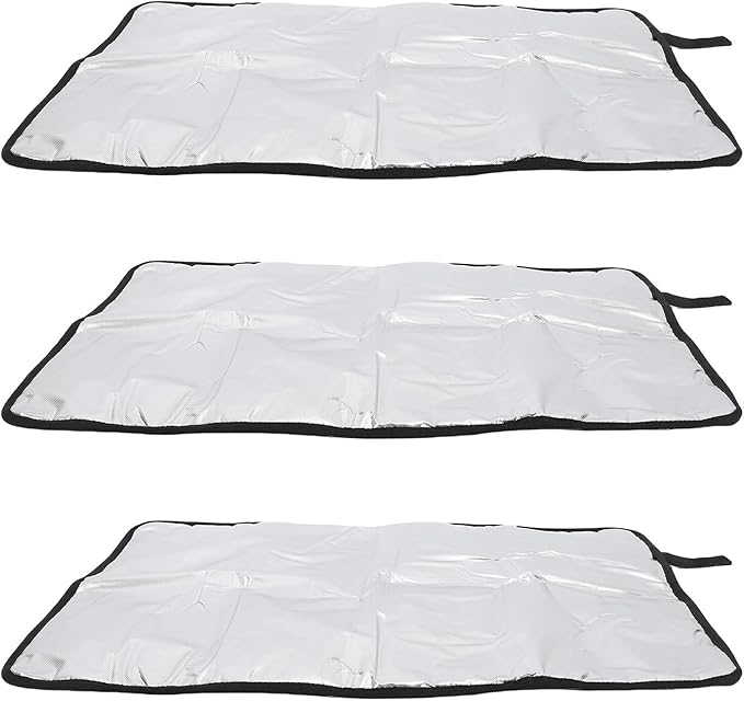 Aluminium Sleeping Mat Sitting Pad Outdoor Camping Folding Portable Aluminum Film Cushion Park Beach Rainproof Sit Pads for Backpacking