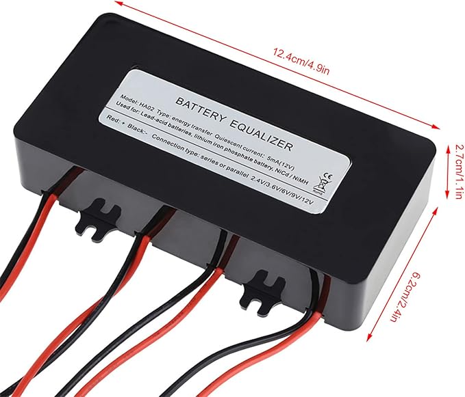 Battery Balancer Equalizer Battery Voltage Balancer 48V New Charger Reverse Polarity Protection Maintains Balance