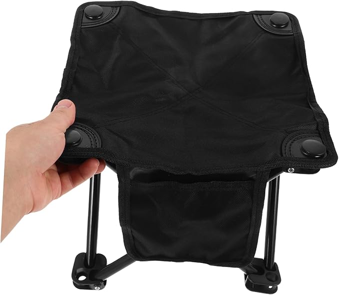 DOITOOL Small Folding Stool Lightweight Camping Stool Portable Bench for Fishing