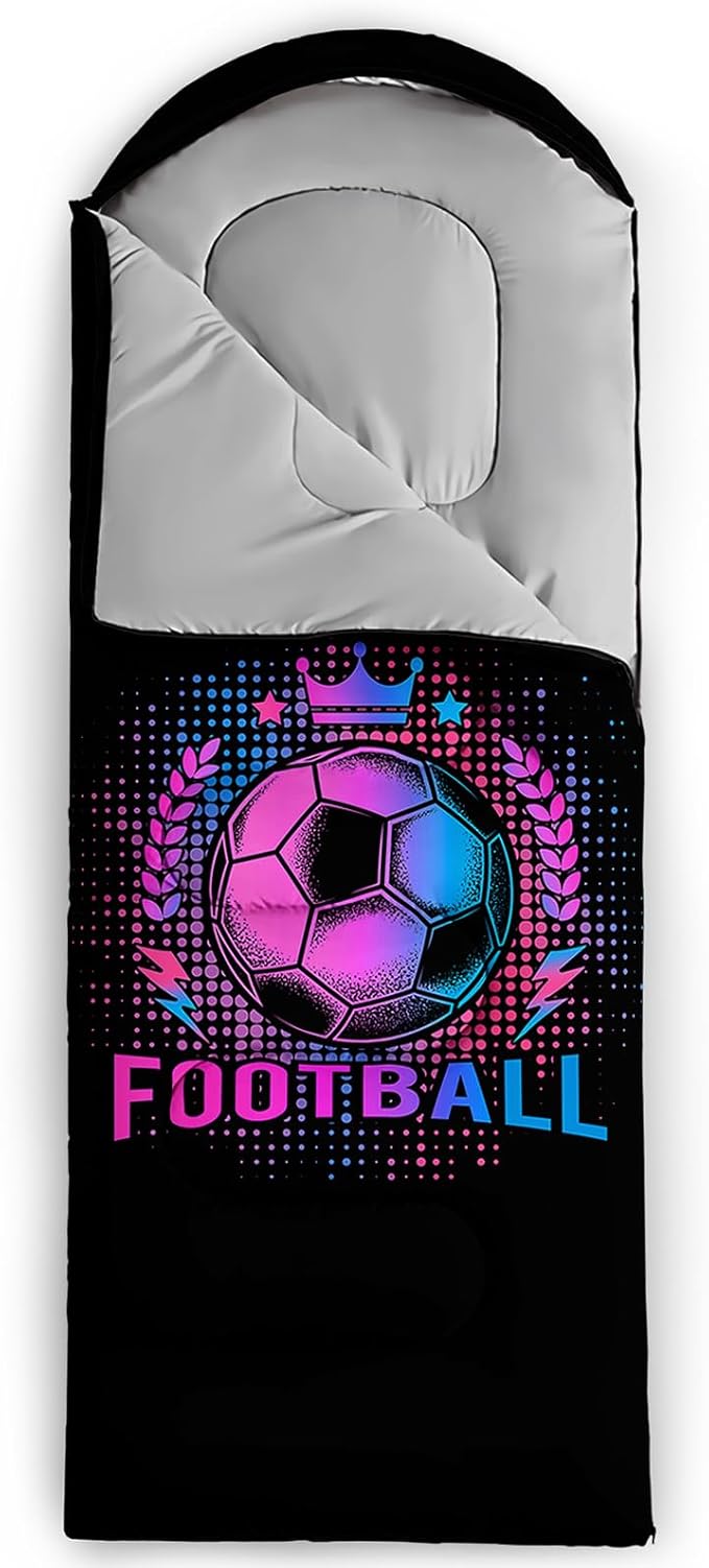 HOSIMA Dear Hunting Pattern Cold Weather Sleeping Bags for Kids AdultsBlack Light Weight Waterproof Sleeping Bags for Outdoors Hiking.
