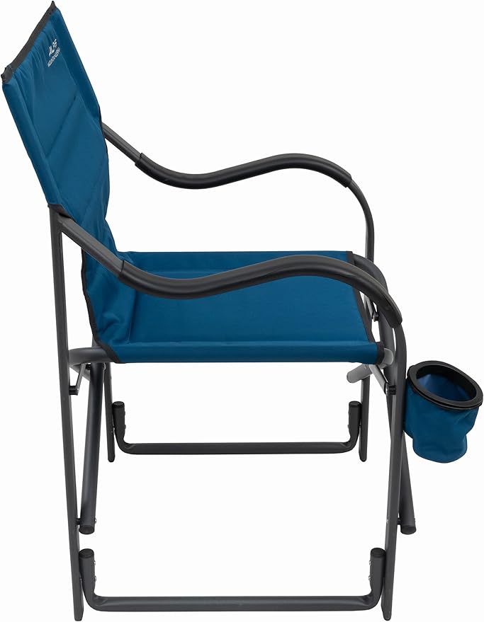 ALPS Mountaineering Camp Chairs for Adults - Comfortable Padded Polyester Fabric Over Sturdy Wide Aluminum/Steel Frame with Tall Back Folds Flat