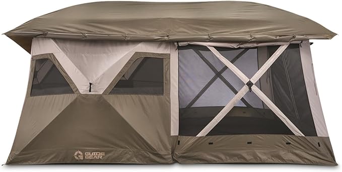 Guide Gear 8-Person Hub Camping Tent for Outdoors Family Events Weekend Travel
