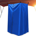 Boats Privacy Curtain Changing Room with Bag Portable Privacy Tent Easy Up Pontoon Enclosure Partition for Pontoons Boat Hanging Tent 27 W x 30 D x 72 H(Blue)