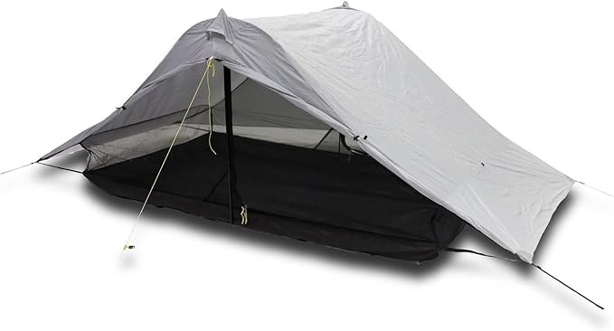 Six Moon Designs Lunar Duo Outfitter 2 Person Ultralight Backpacking Tent. 57 oz Gray. This Hiking or Backpacking Tent Provides Unsurpassed Space Comfort and Durability at The Perfect Price.