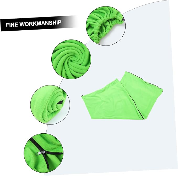 DECHOUS Lightweight Envelope Shape Outdoor Durable Polar Fleece Compact Design Windproof for Camping Travel Accessories