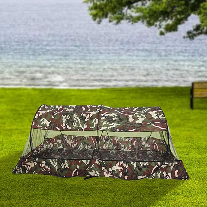 Mosquito TentFolding Netting Bed TentPortable Mosquito Netting with BottomCamping Tent Fine Mesh Mosquito Net for Adults Kids Travel Camping Backyards Canopy Outdoor (Sunshade 2 Person)