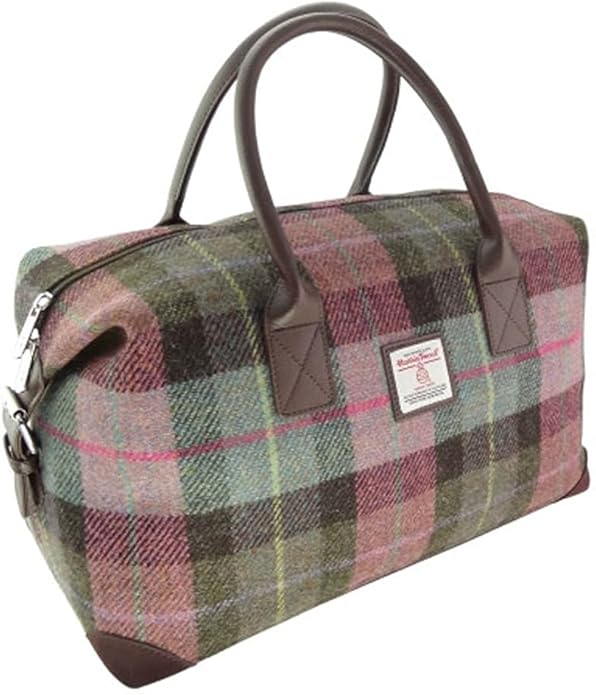 Glen Appin Esk Harris Tweed Travel Overnight Bag LB1006