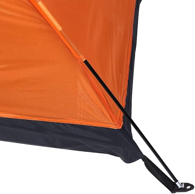 Pocreation Portable Tent Namiot 2 Osoby 1 Personne Made 1 Personne Namiot 2 Osoby of Fiberglass and Oxford Suitable for Camping Fishing Climbing Single Layer Tent with Round Door 3
