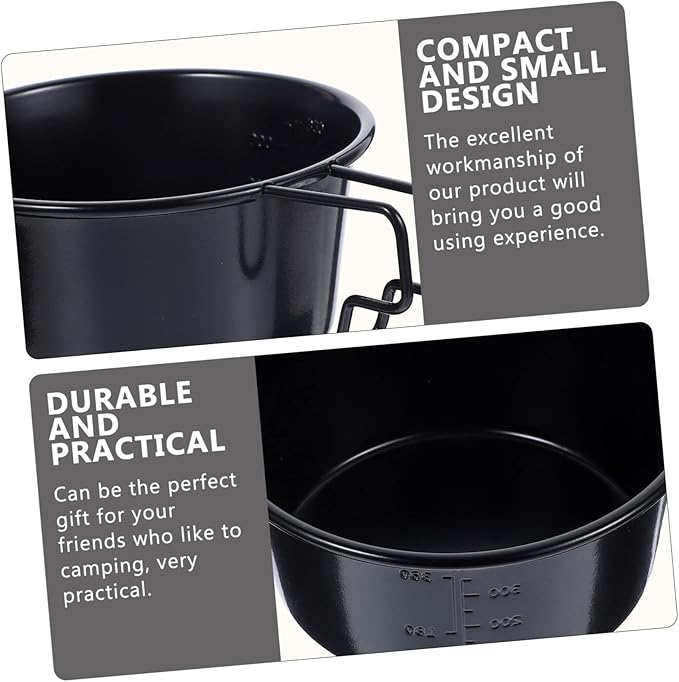 Mipcase 3pcs Stainless Steel Camping Bowl Lightweight Dish for Outdoor Cooking Picnic to Clean Smooth Camping Accessory for Food Preparation