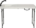 LIFETIME 4 Foot Folding Fish Fillet Cleaning Table with Sink - for Camping Picnic Garden Outdoors
