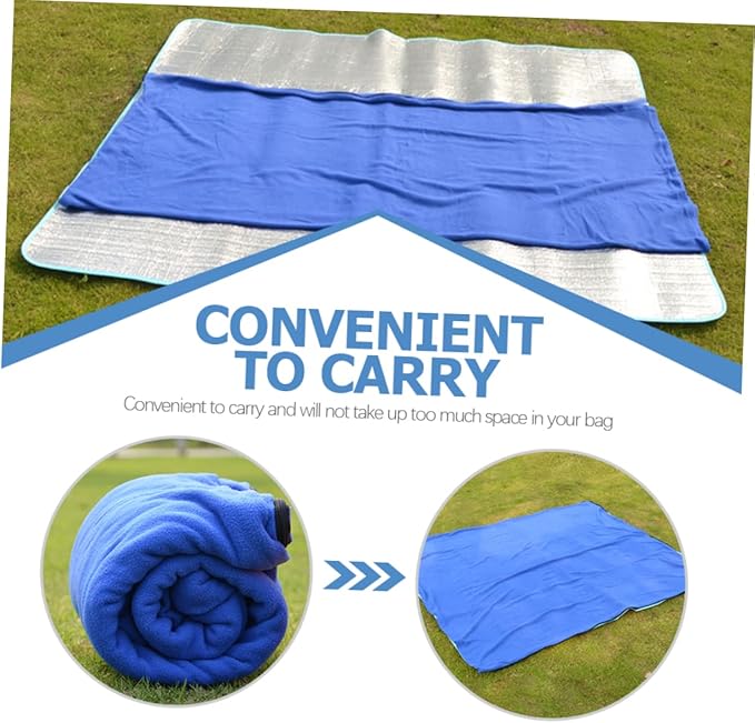 POPETPOP Double Sided Picnic Rest Blanket Breathable Winter Camping Blanket Portable and Moisture Outdoor Accessory for Family Fun and Comfort The Go