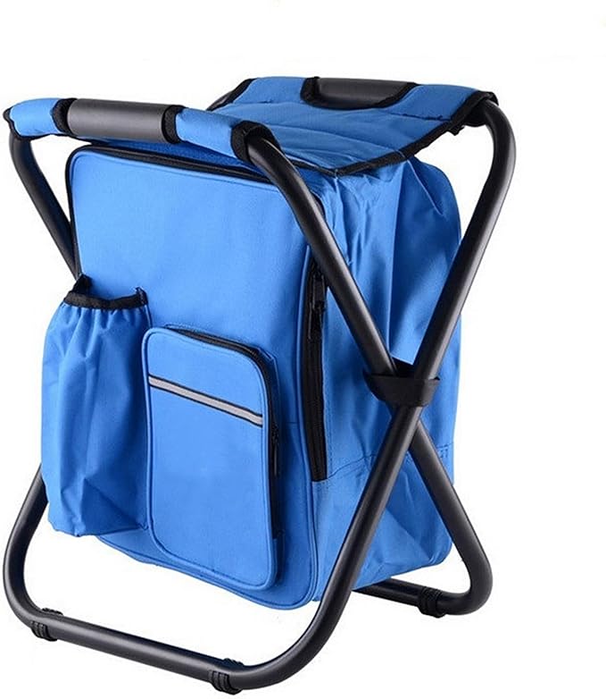Brrnoo Backpack Chair Backpack Chairs for Adults Fishing Portable Stool Chair Outdoor Camping with Bag for Fishing Camping Outdoor Events Picnics or Beach (#2)