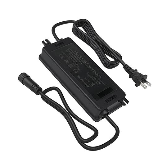 for Philips Hue Outdoor Lights Strip Power Supply 24V 60W Single Connector Power Adapter for Lily Spot/XL Spot Calla Pathway Impress Pedestal Impress Wall Lights Low Voltage Lighting