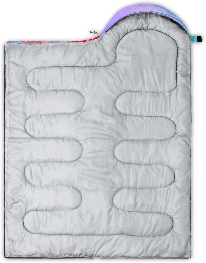HOSIMA Dear Hunting Pattern Cold Weather Sleeping Bags for Kids AdultsBlack Light Weight Waterproof Sleeping Bags for Outdoors Hiking.