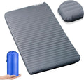 Inflatable Sleeping Pad with R-Value 7.7 Camping &amp Backpacking Mat 78x53.5 Waterproof &amp Durable 40D Nylon Ultralight &amp Compact for Cold Weather 2-Person Sleeping Pad for Outdoor Adve