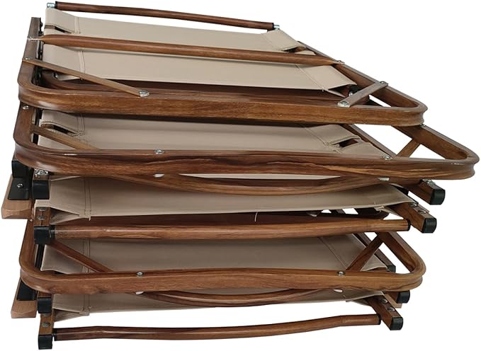 Relax and Recline: The Comfy 4-Pack Foldable Chair Set [Foldable Chairs Outdoor Camping Fishing]