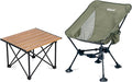 WildCall 1 Anti-Sink Feet Camping Chair and 1 Ultralight Camping Table Ultralight Compact for Adults Outdoor Camping Backpacking Hiking