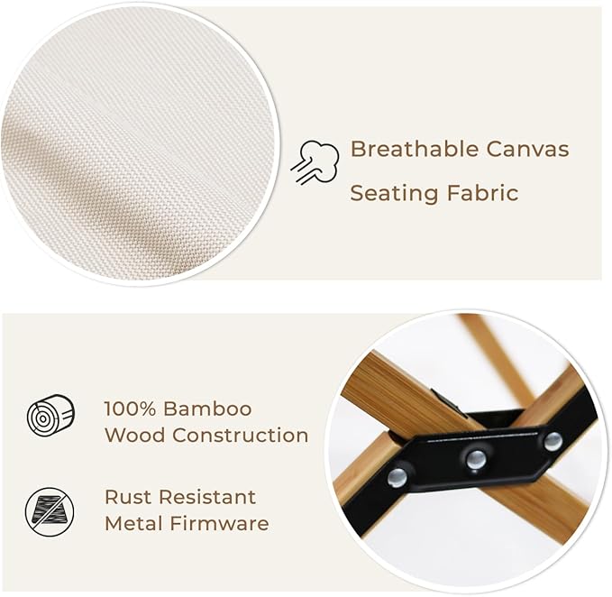 Bathonly 2 Pack Outdoor Folding Camping Chair Beach Chair with Backpocket and Carry Bag Portable Butterfly Reclining Chair for Camping Picnic Beach Patio