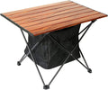 ROCK CLOUD Portable Camping Table Ultralight Aluminum Camp Table with Storage Bag Folding Beach Table for Camping Hiking Backpacking Outdoor Picnic Size M