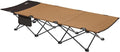 MOUNTAIN SUMMIT GEAR Horizon Cot Foldable Camping Cot for Children &amp Adults Durable Sleeping Pad with Steel Frame That Holds 300 lbs Folding Bed Includes Side Storage (by Caddis Sports)