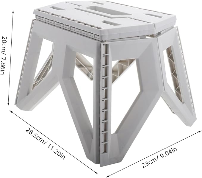 Zerodeko Folding Stool for Adults Portable Camping Stool Lightweight and Compact Versatile for Outdoor Activities