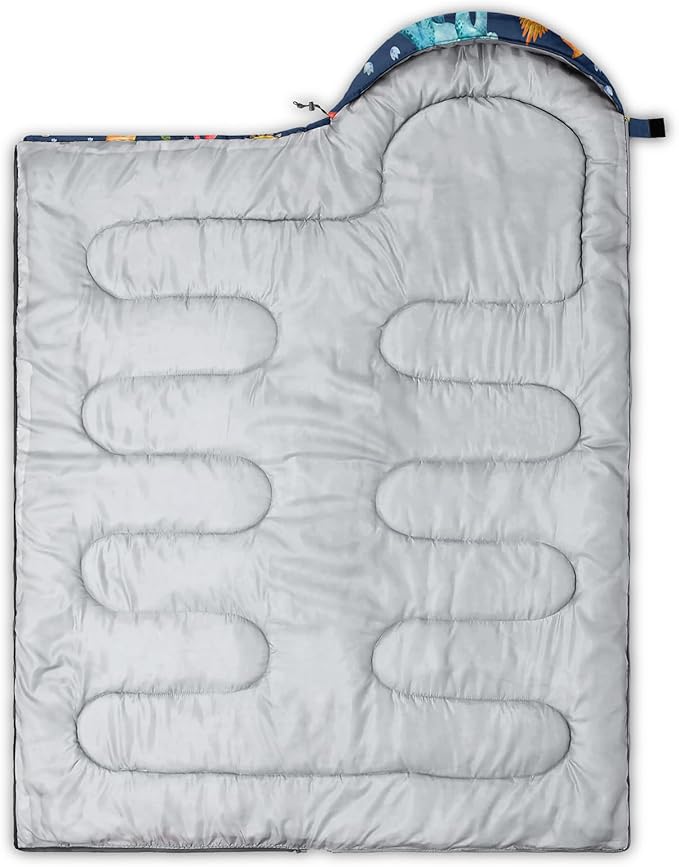 QOOMO Camping Sleeping Bags3 Season Warm &amp Cool WeatherLightweightWaterproof Sleeping Bags for Adults &amp KidsTravelingand OutdoorsCamping Gear Equipment