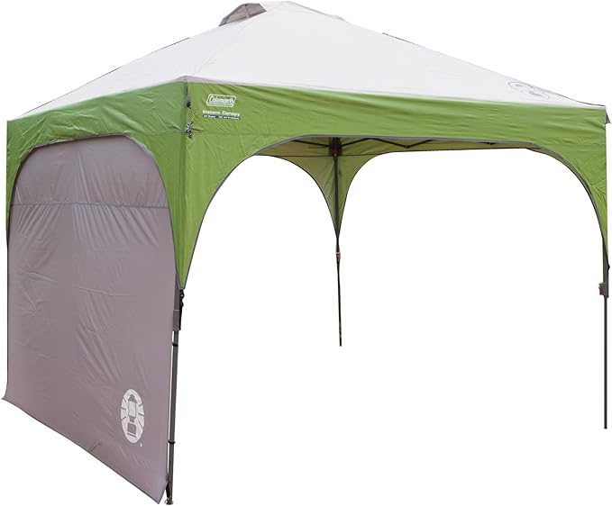 Coleman Sidewall Accessory for 10x10ft Pop-Up Canopy Sun Shelters Removable Shelter Wall to Block Sun Wind &amp Rain UPF 50+ Sun Protection