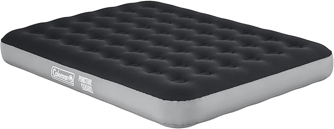 Coleman: River Gorge: 9.5 Queen Airbed - Built-in Battery Air Pump Inflatable Mattress Puncture Guard Durable Design All Terrain Indoor-Outdoor