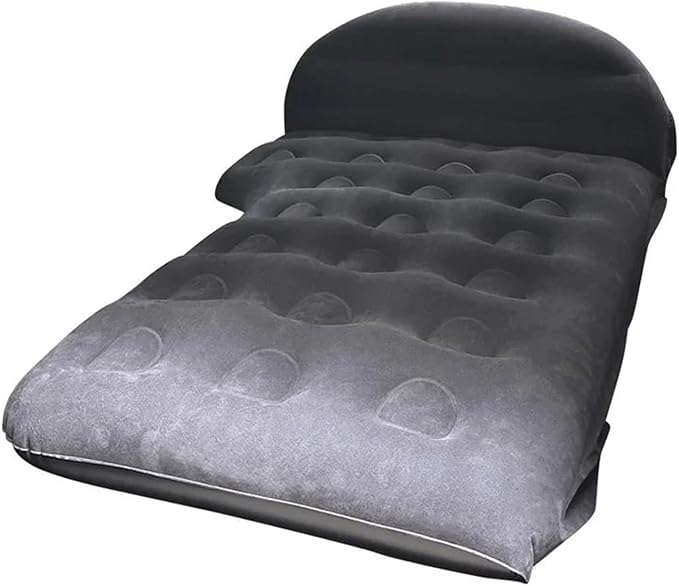 Camping Inflatable Mattress Car Inflatable Travel Mattress Flocked PVC Material Load-Bearing 500 Kg Outdoor Camping Mat