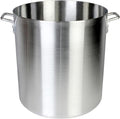 TrueCraftware- 80 qt. Aluminum Stock Pot with Riveted Handles 4mm Thickness- Multipurpose Pot Cookware Large Stockpot Stew For Cooking Simmering Soup Seafood Stock Home Kitchen Restaurant